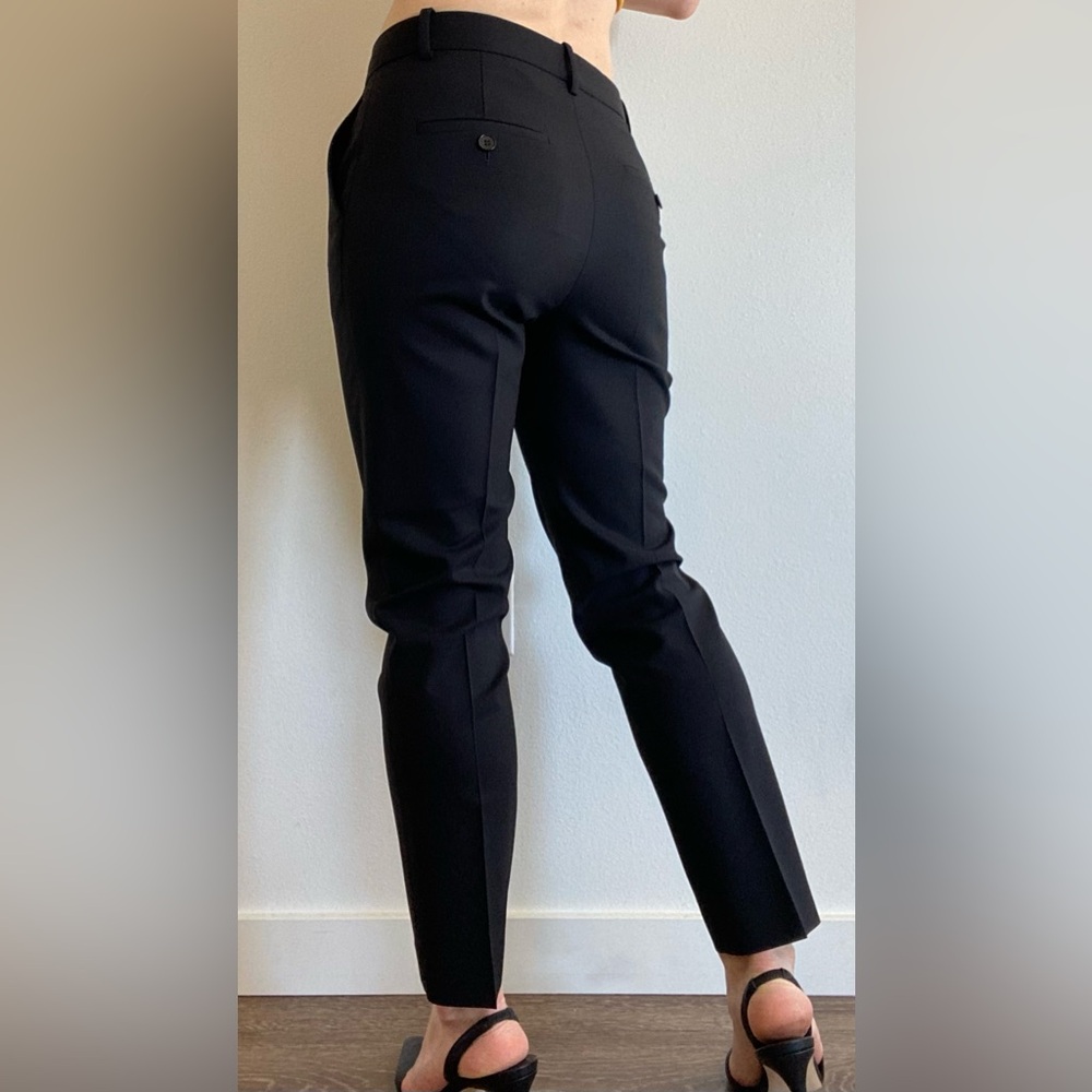 Theory Treeca 2 Good Wool Crop Suit Trousers: Size 0 Mid-Rise straight leg - Picture 4 of 5